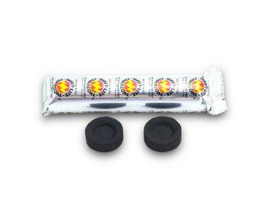 Swift Lite Charcoal for Burning Incense, Herbs, Powders, and More! - Contains 10 Long Lasting Tablets - 33mm - Quick Lighting - Authentic