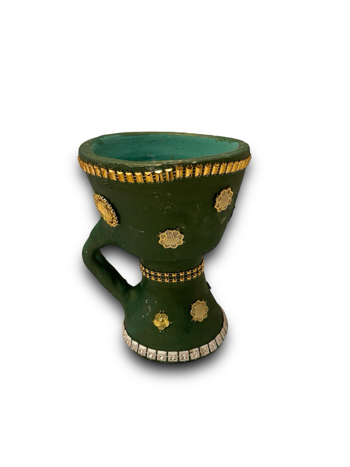 Green Incense Burner مبخرة فخار 