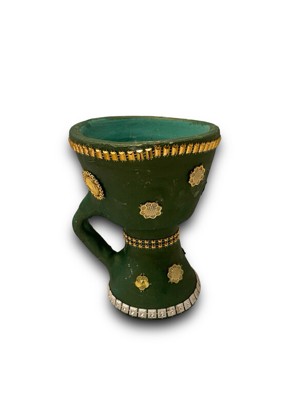 Green Incense Burner مبخرة فخار 