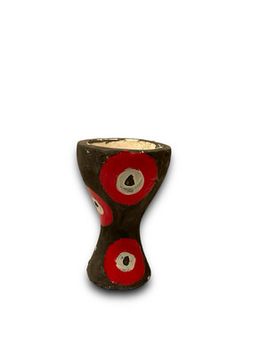 Sanaani Moghmoq Circles Clay Incense Holder مبخرة فخار بألوان المغمق الصنعاني 