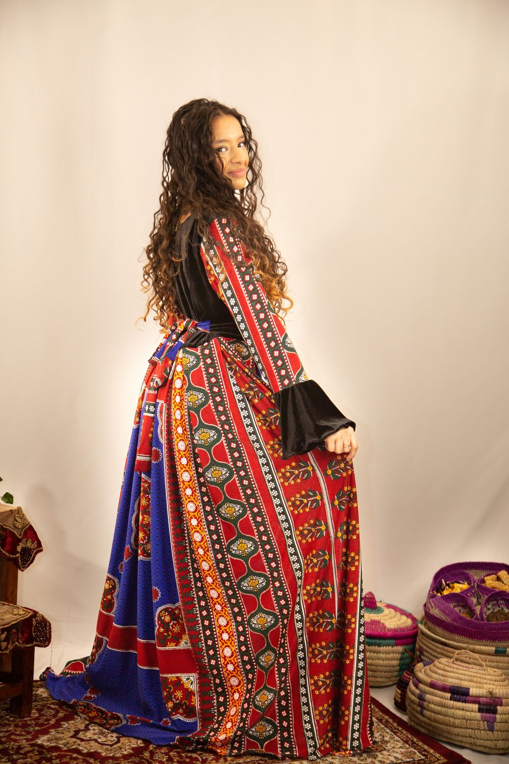 Sitara Velvet Elegance Gown - S/M