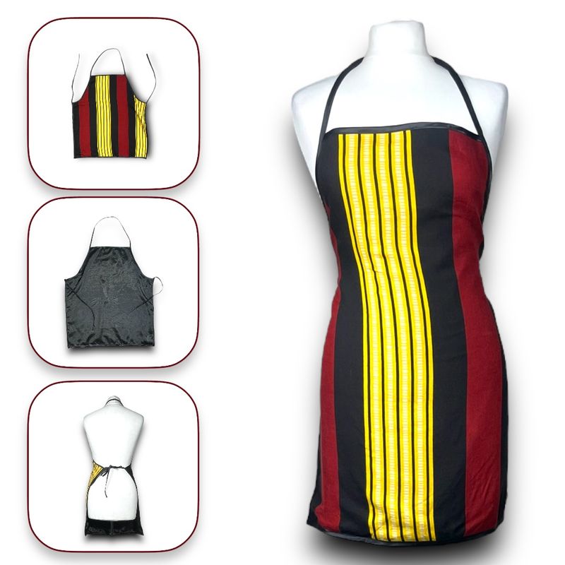 Bold Yemeni Stripe Kitchen Apron