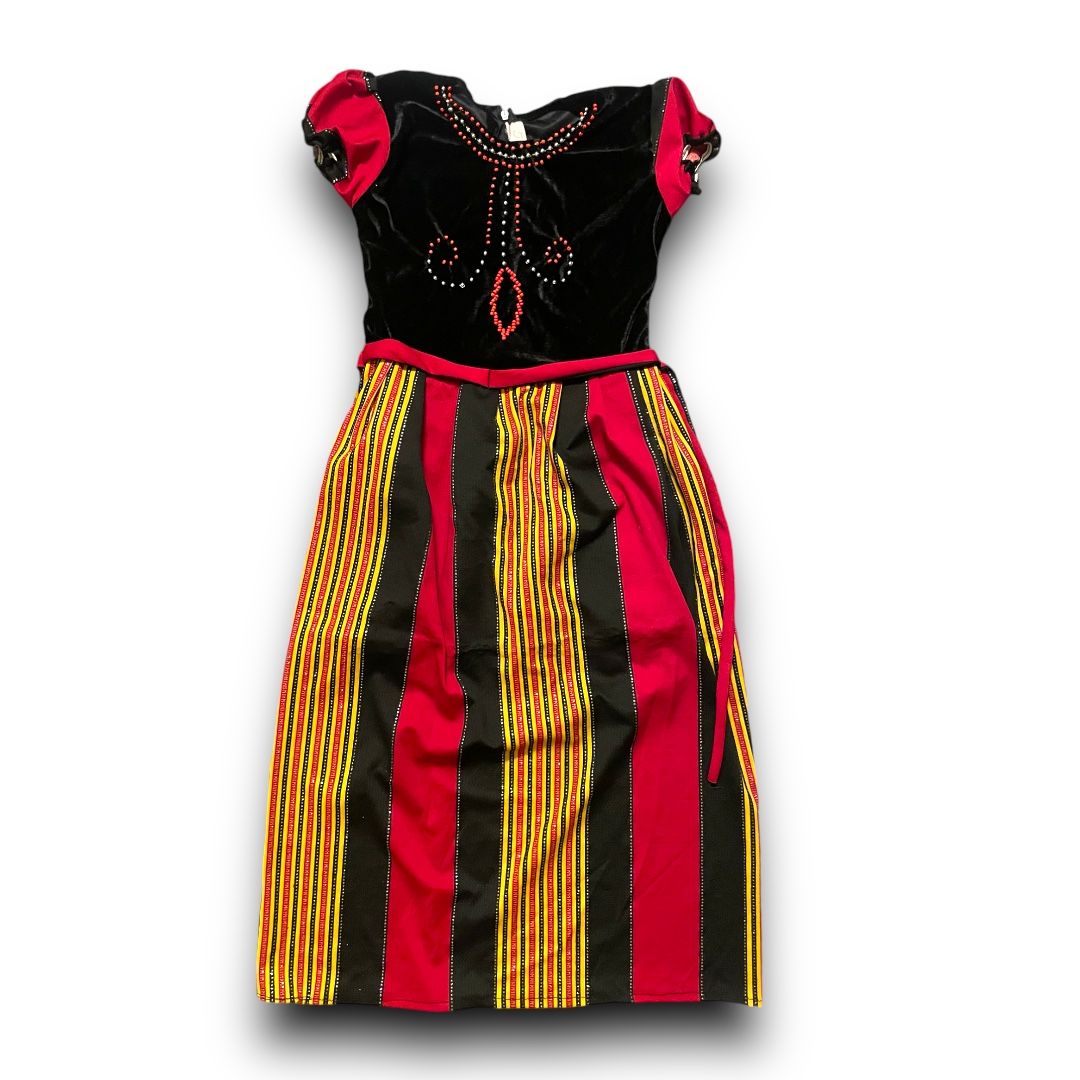 Little Queen Yemeni Costume Set - 8-9 years. (Silver)