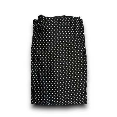 Black Polka Dot Dress - PD 16 - فستان منقط أسود