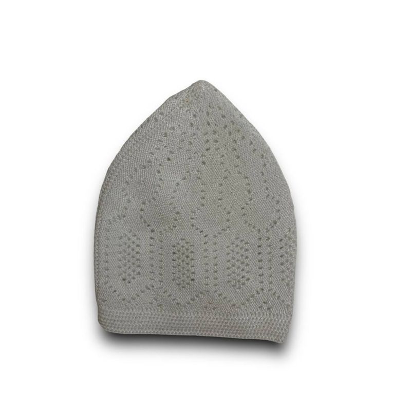 Men’s Classic Prayer Cap | Affordable Islamic Kufi طاقية أبيض
