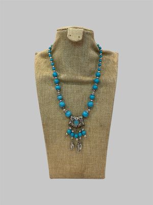 Blue and silver necklace 