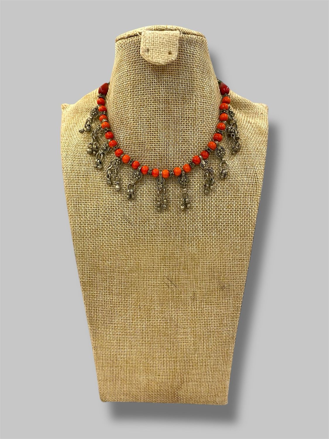 Orange necklace قلاده برتقاليه 