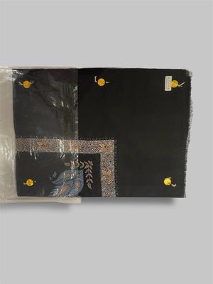 Black Yemeni Shal - - شال يمني اسود البهلوان 