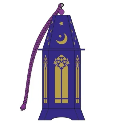 Opulent Eid Mini LED Lantern Ornament - 25cm