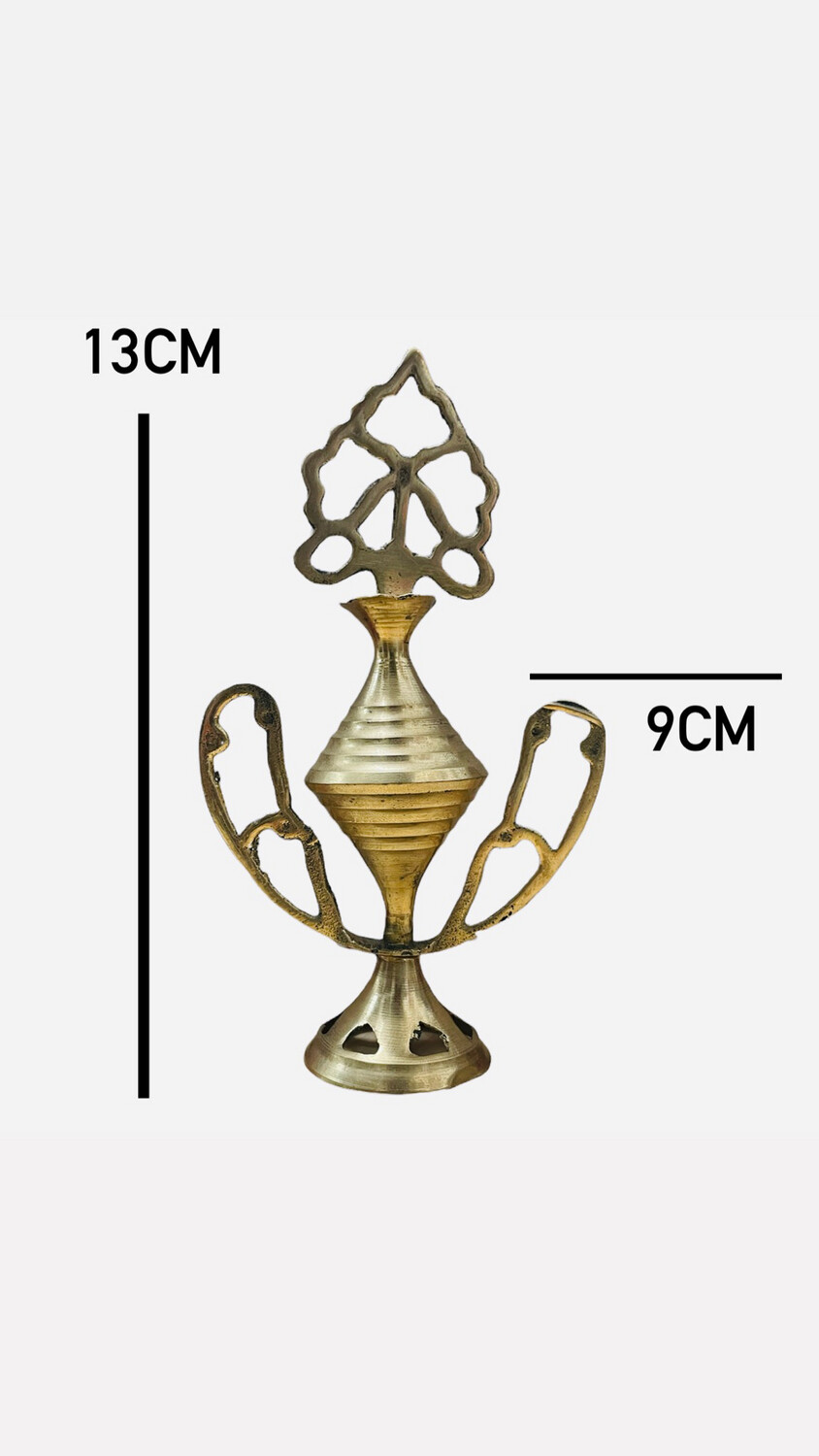 (Empty) Antique Brass Kohl Holder Traditional Kohl Pot Eyeliner/Surma Dani Kajal -  مكحلة تراثية فارغة, Antique Brass Kohl Holder Traditional Kohl Pot Eyeliner (empty) Surma Dani Kajal.  مكحلة تراثية فارغة: Large with handle holders