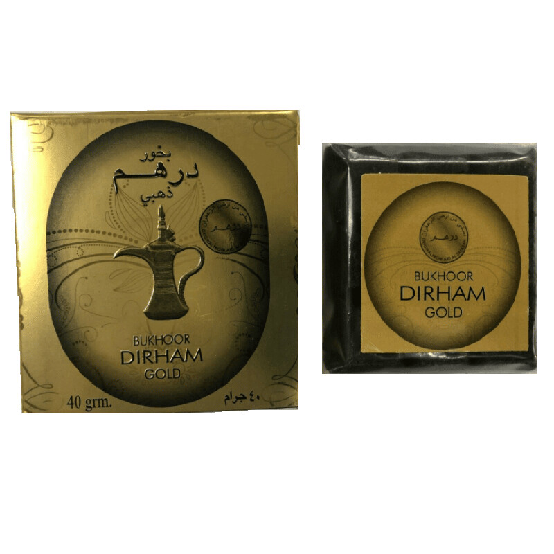 Bukhoor Dirham Gold Bar 40g - بخور درهم ذهبي