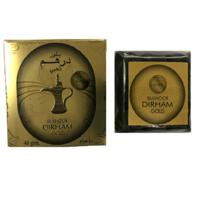 Bukhoor Dirham Gold Bar 40g - بخور درهم ذهبي