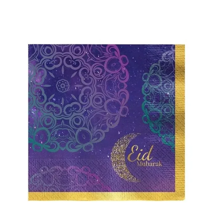 Opulent Eid Lunch Napkins - 33cm (16pk)