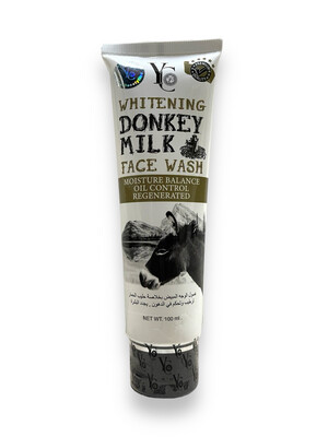 YC Whitening Donkey Milk Face Wash 100ml - غسول الوجه المبيض بحليب الحمار