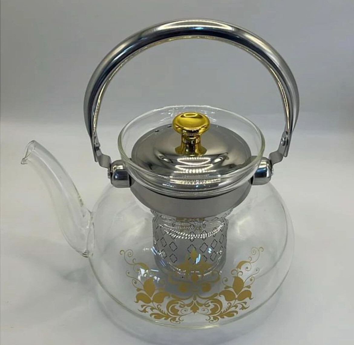 Teapot Glass With Infuser Kettle 700ML