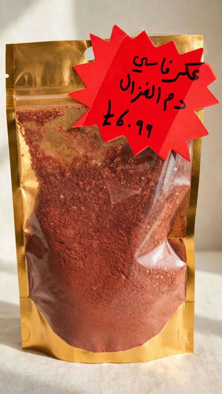 Aker Fassi Powder 100G - عكر فاسي/دم الغزال