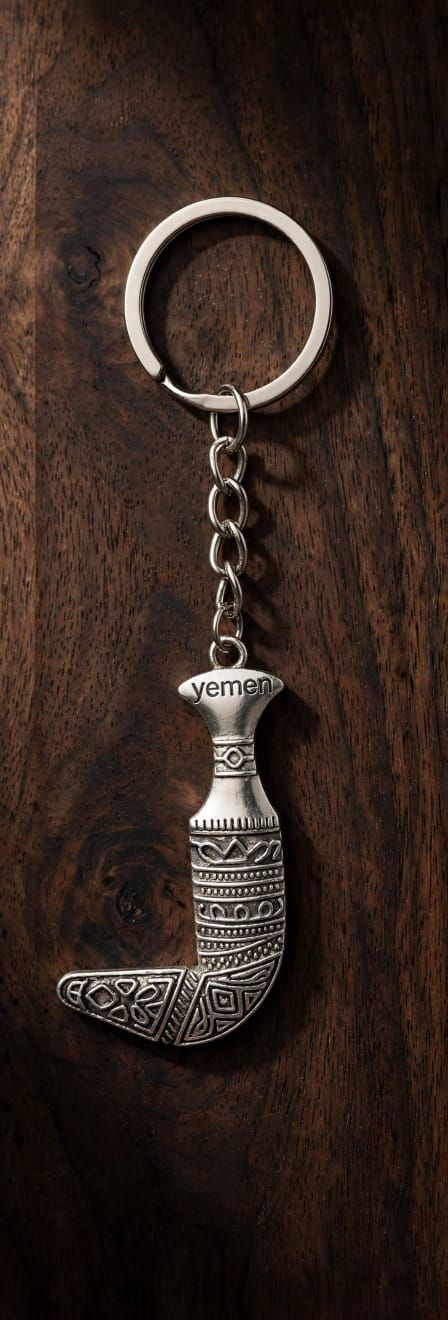 Jambiya Yemen Key Ring-  حلقة مفاتيح جنبيه