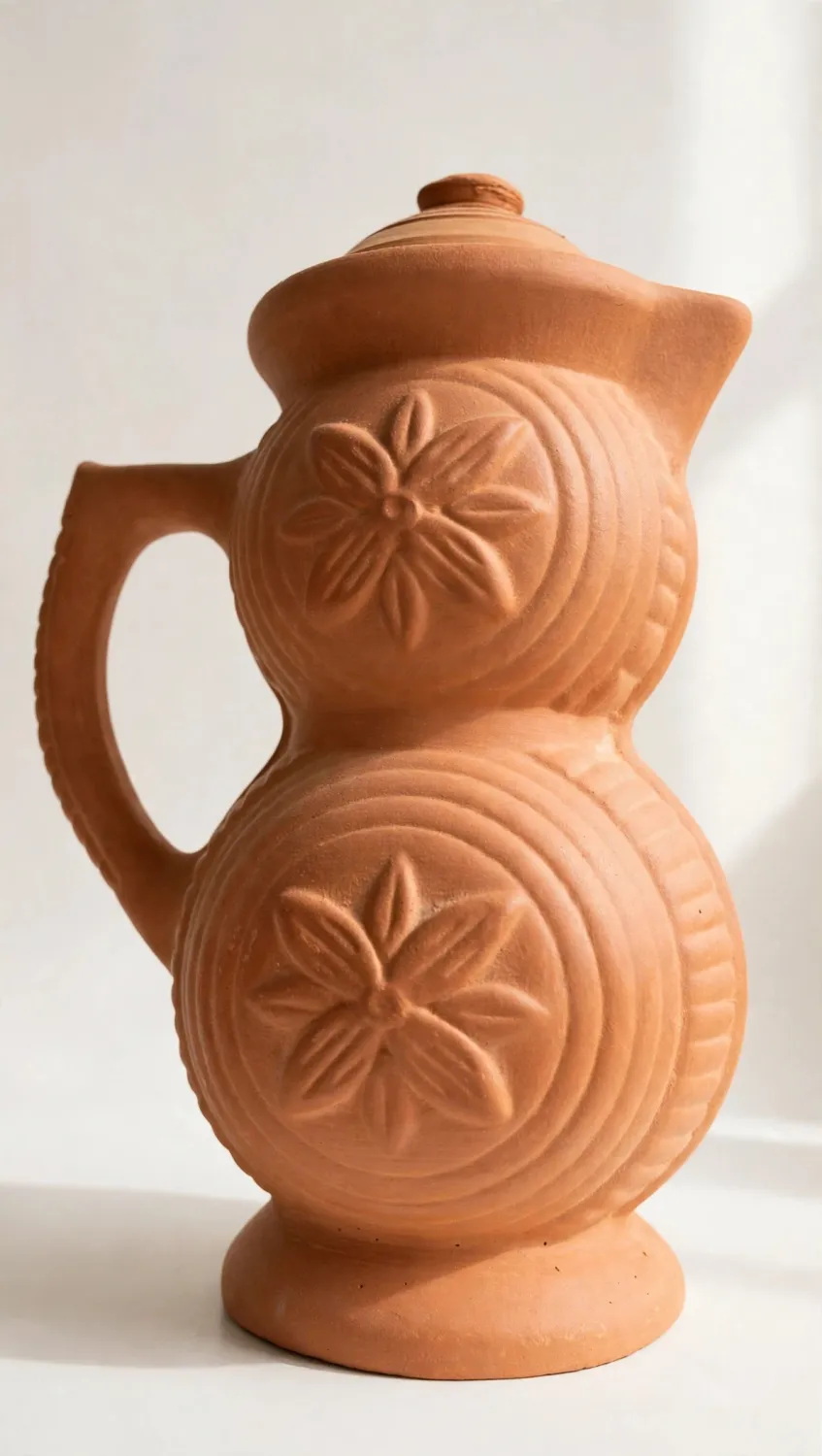Clay Water Jug-  القارورة الفخارية