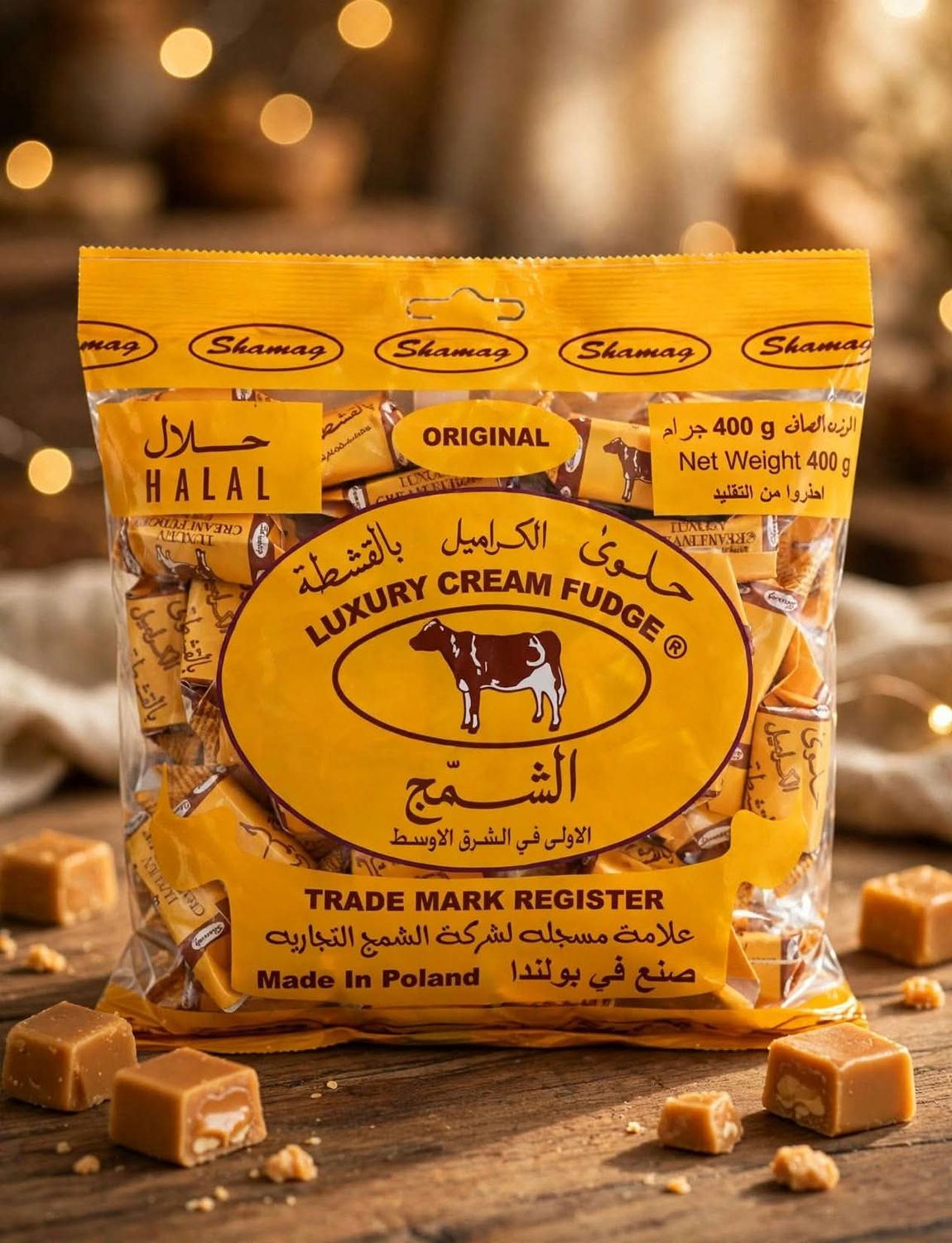 Luxury Cream Fudge 400g - حلوى الكراميل بالقشطه