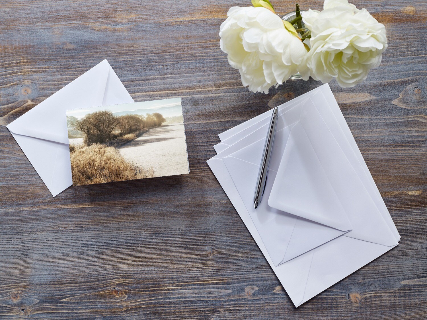 6&quot;x4 Fine Art Greeting card - In winter&#39;s grasp