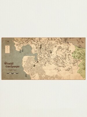 World of Greywyn Region Map 1 - Digital