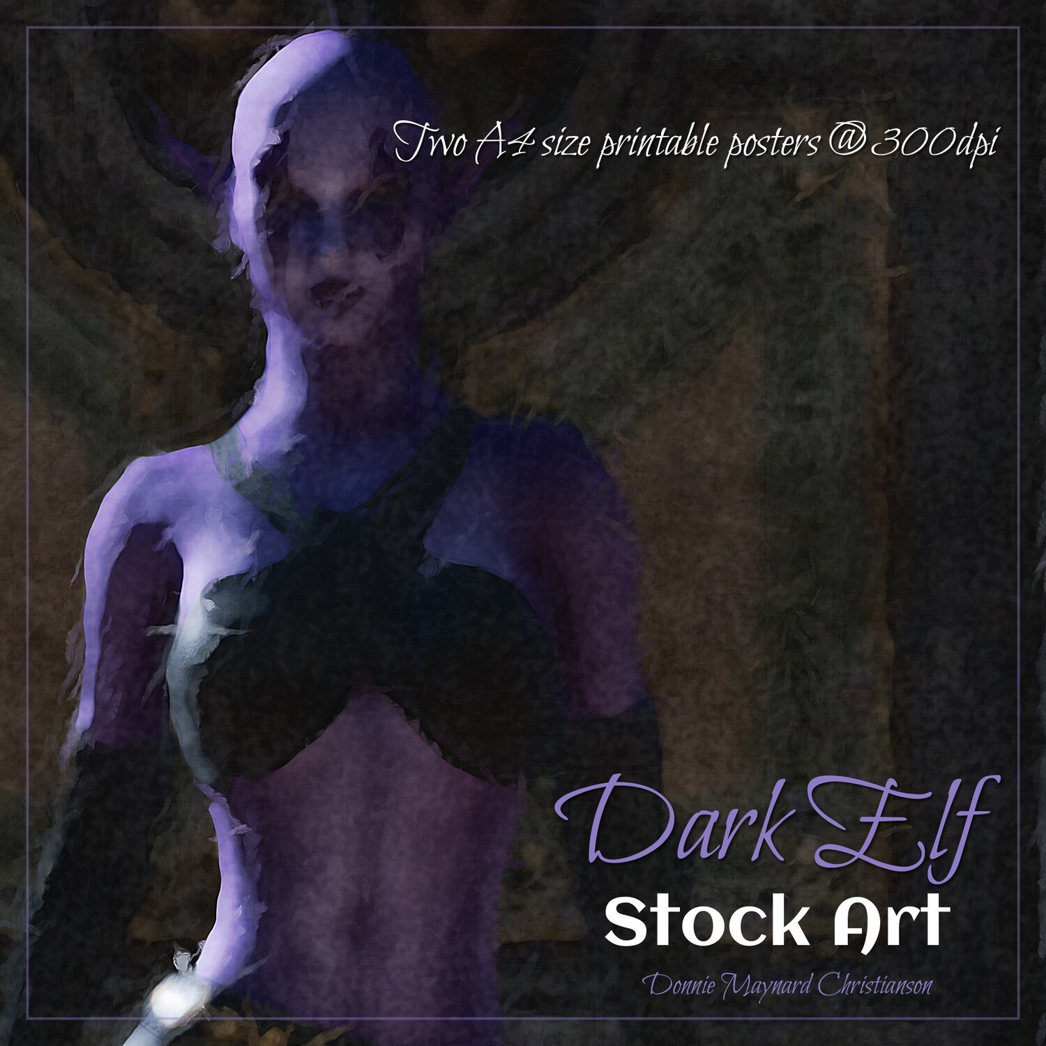 Dark Elf Stock Art