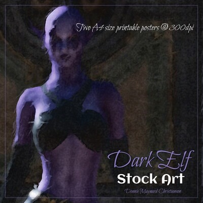 Dark Elf Stock Art