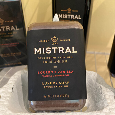 Mistral Bourbon Vanilla Luxury Soap