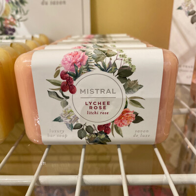 Mistral Lychee Rose Luxury Soap