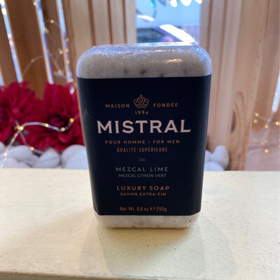Mistral Mezcal Lime Luxury Soap