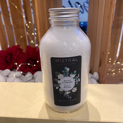 Mistral White Flowers Bath Salts