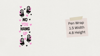 Scary Movie Pen Wrap
