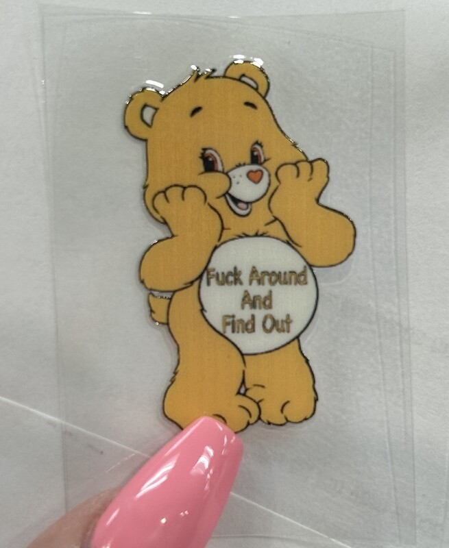 Fuck Around Shot Decal