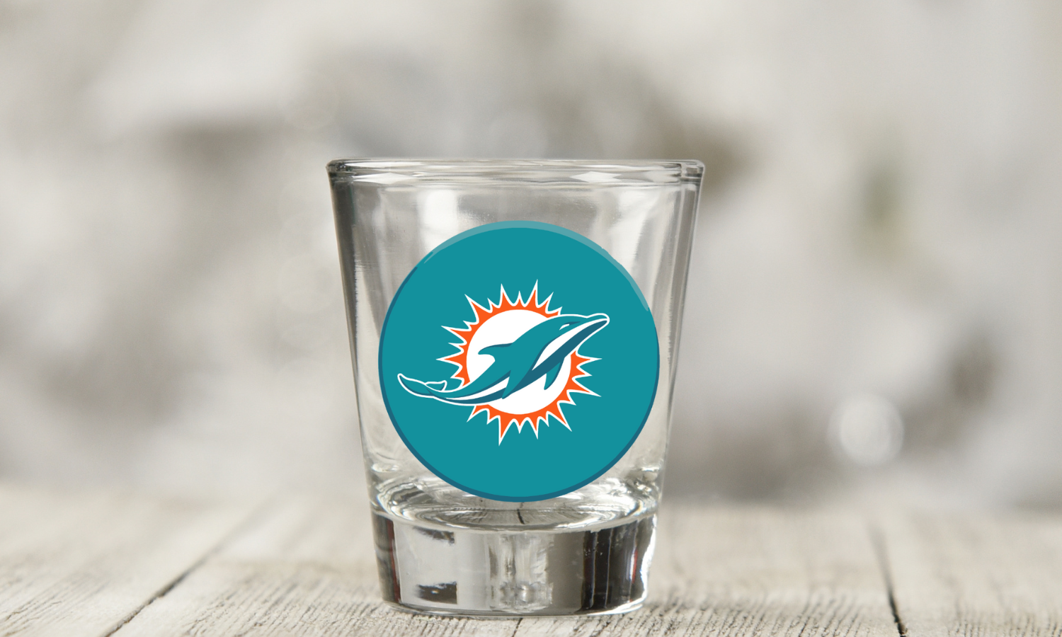 Dolphins Shot Decal