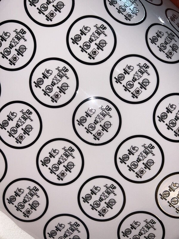 CUP CARE DECALS SET OF 10