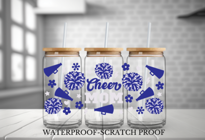 CHEER MOM BLUE