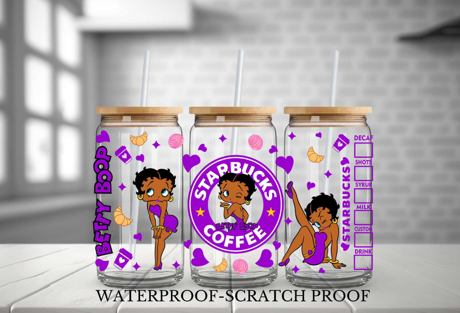 PURPLE BETTY BOOP