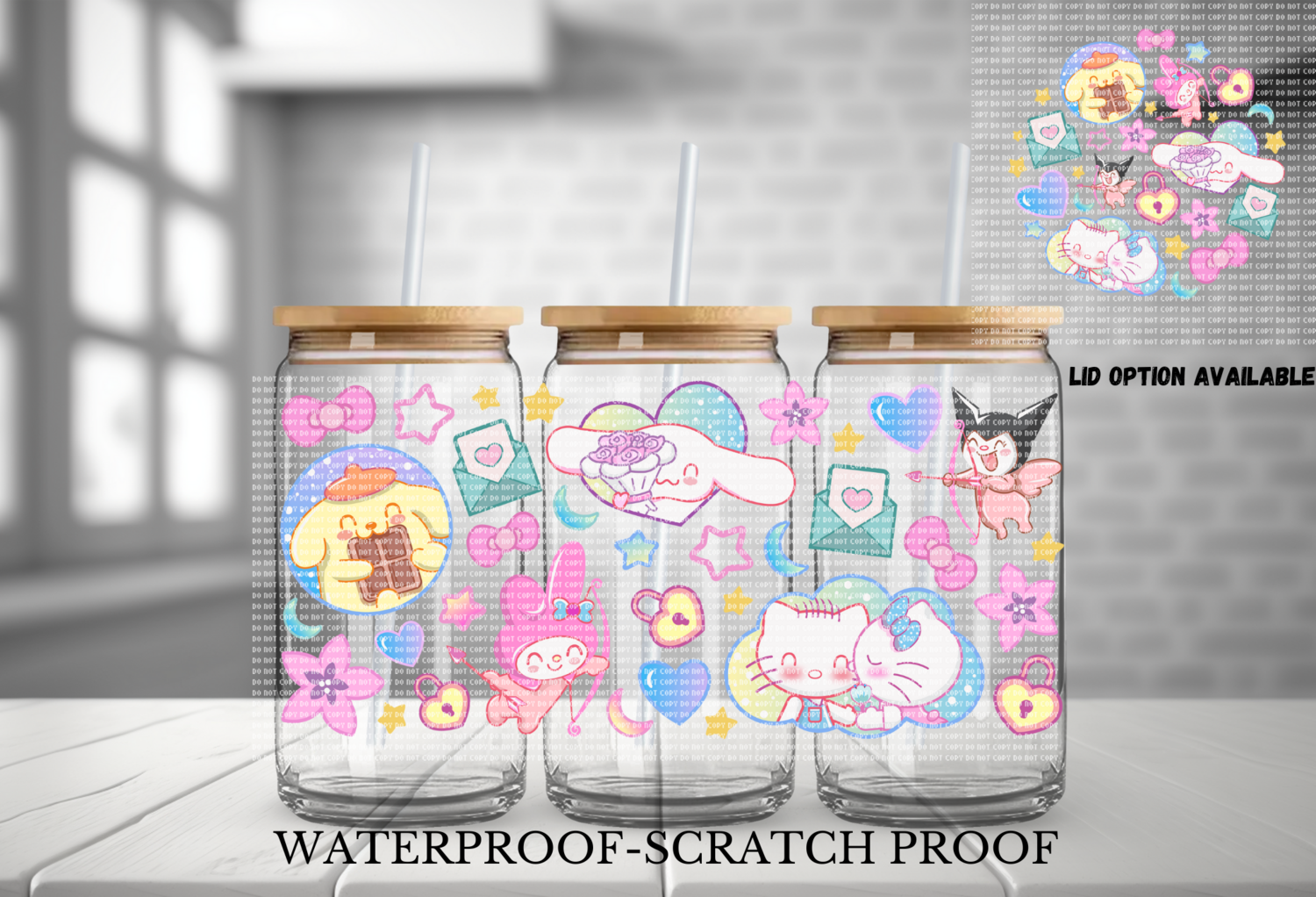 SANRIO WITH CHOICE OF ADDING LID (EXCLUSIVE)