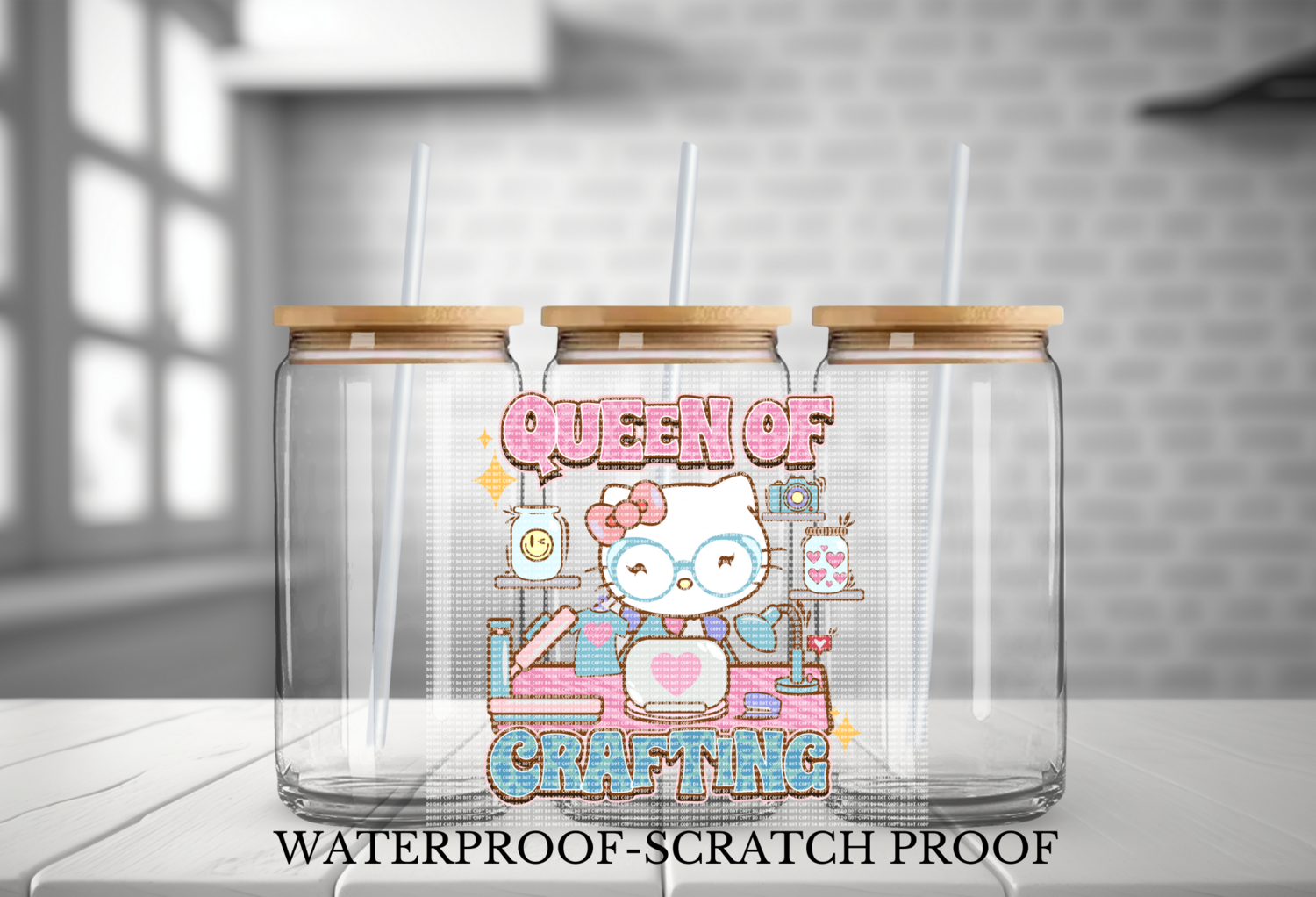 QUEEN OF CRAFTING DECAL KITTY  (EXCLUSIVES)