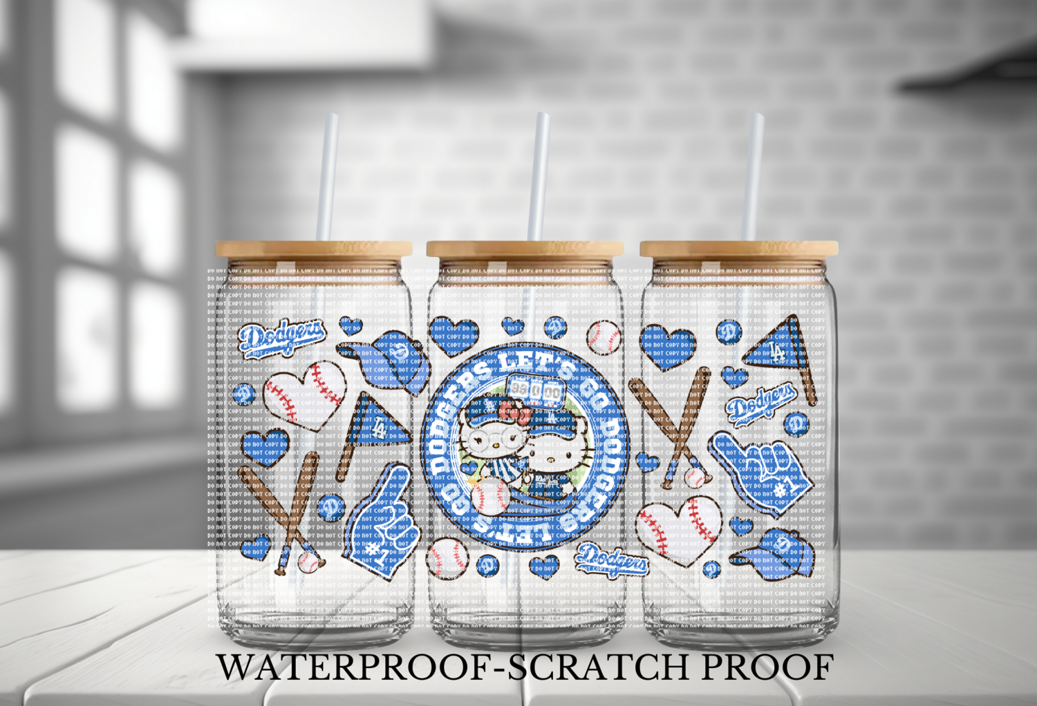 HELLO KITTY LETS GO DODGERS (EXCLUSIVE)