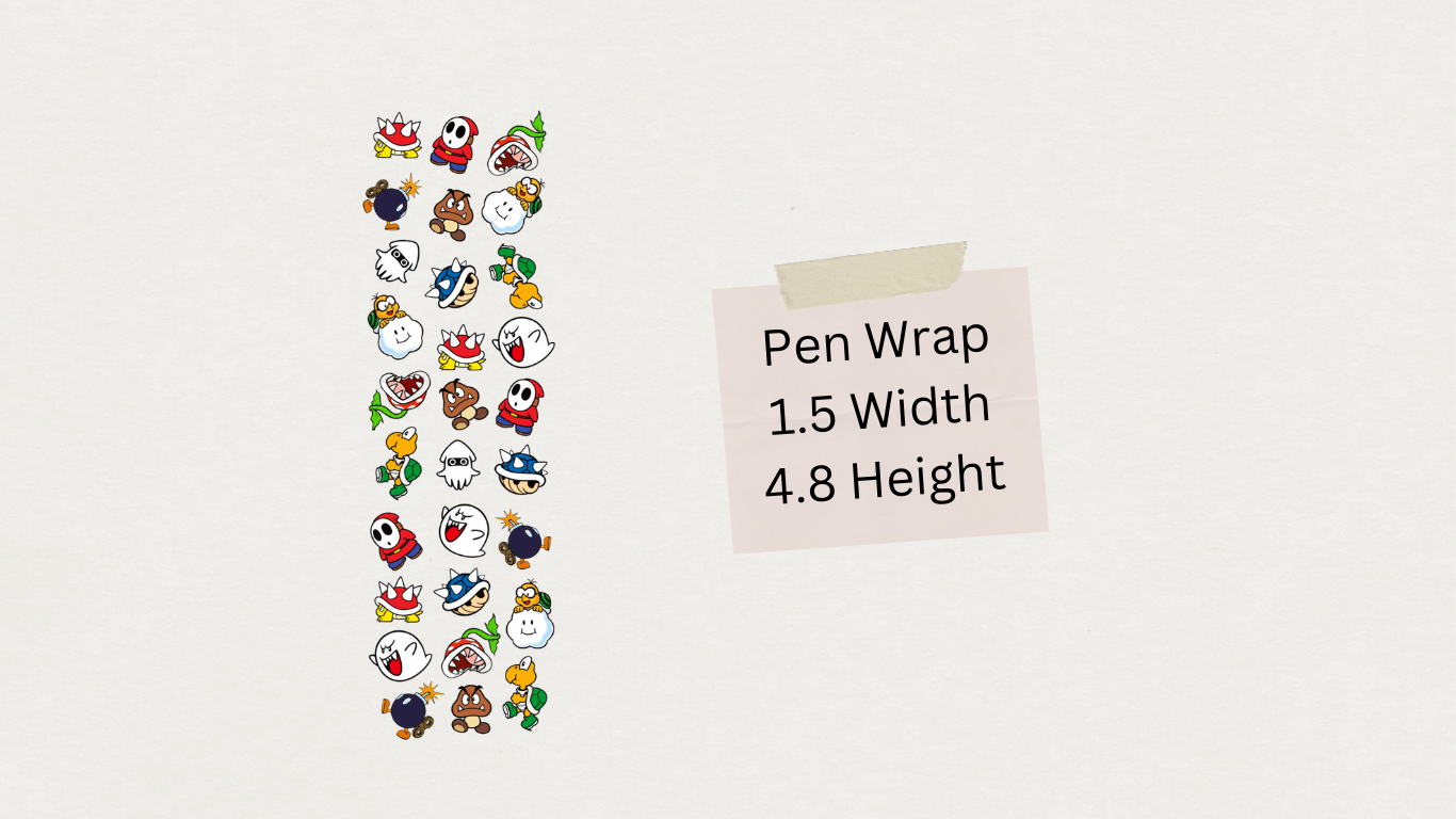 VILIAN CHARACTERS PEN WRAP