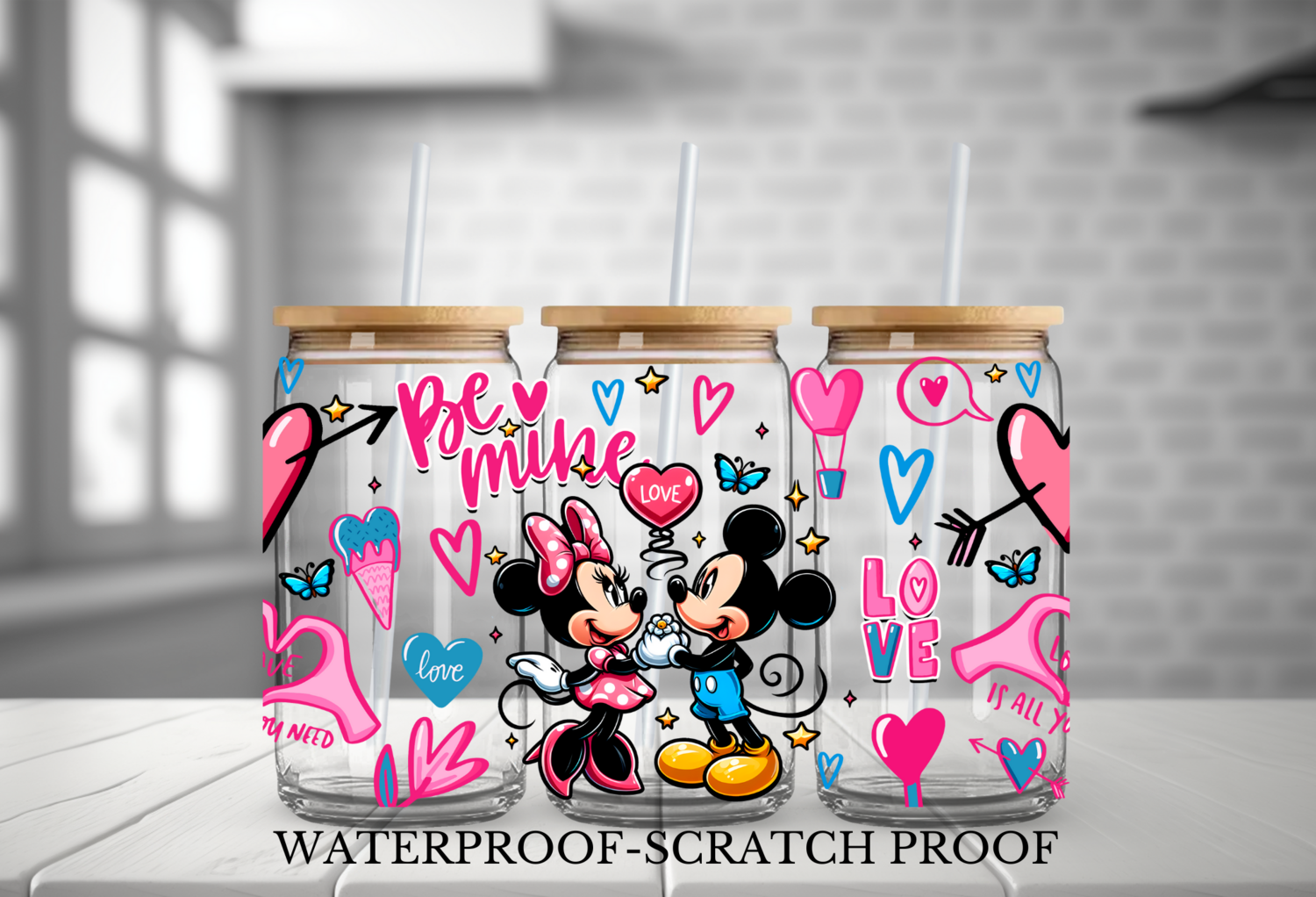 BE MINE MINNIE AND MICKEY
