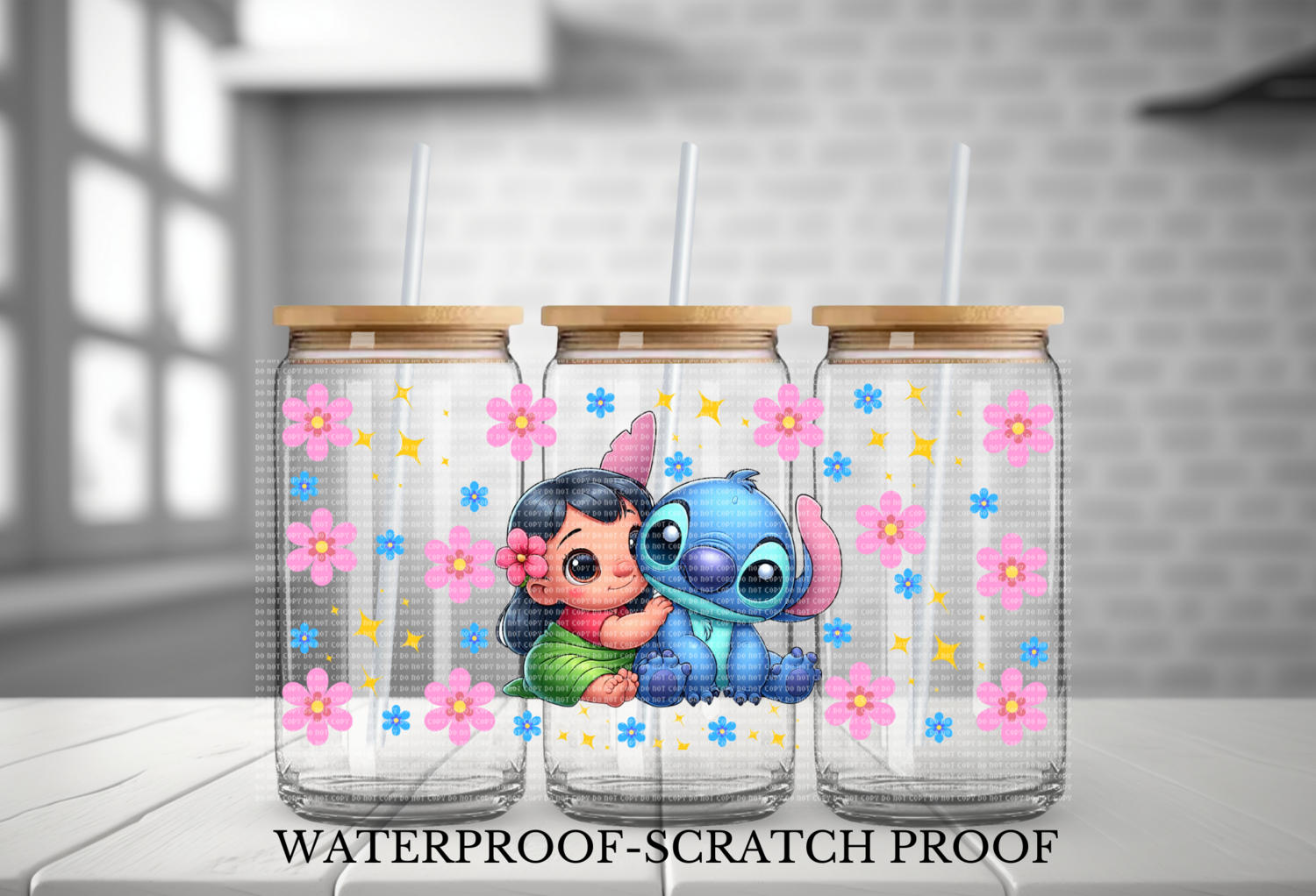 LILO &amp; STITCH PINK FLOWERS (EXCLUSIVE)