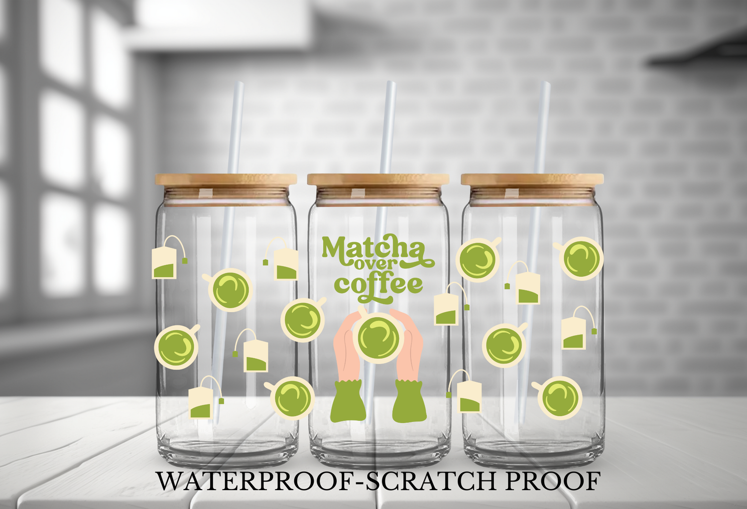 MATCHA OVER COFFEE