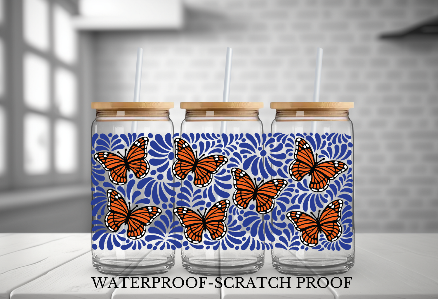DARK BLUE BUTTERFLY TALAVERA