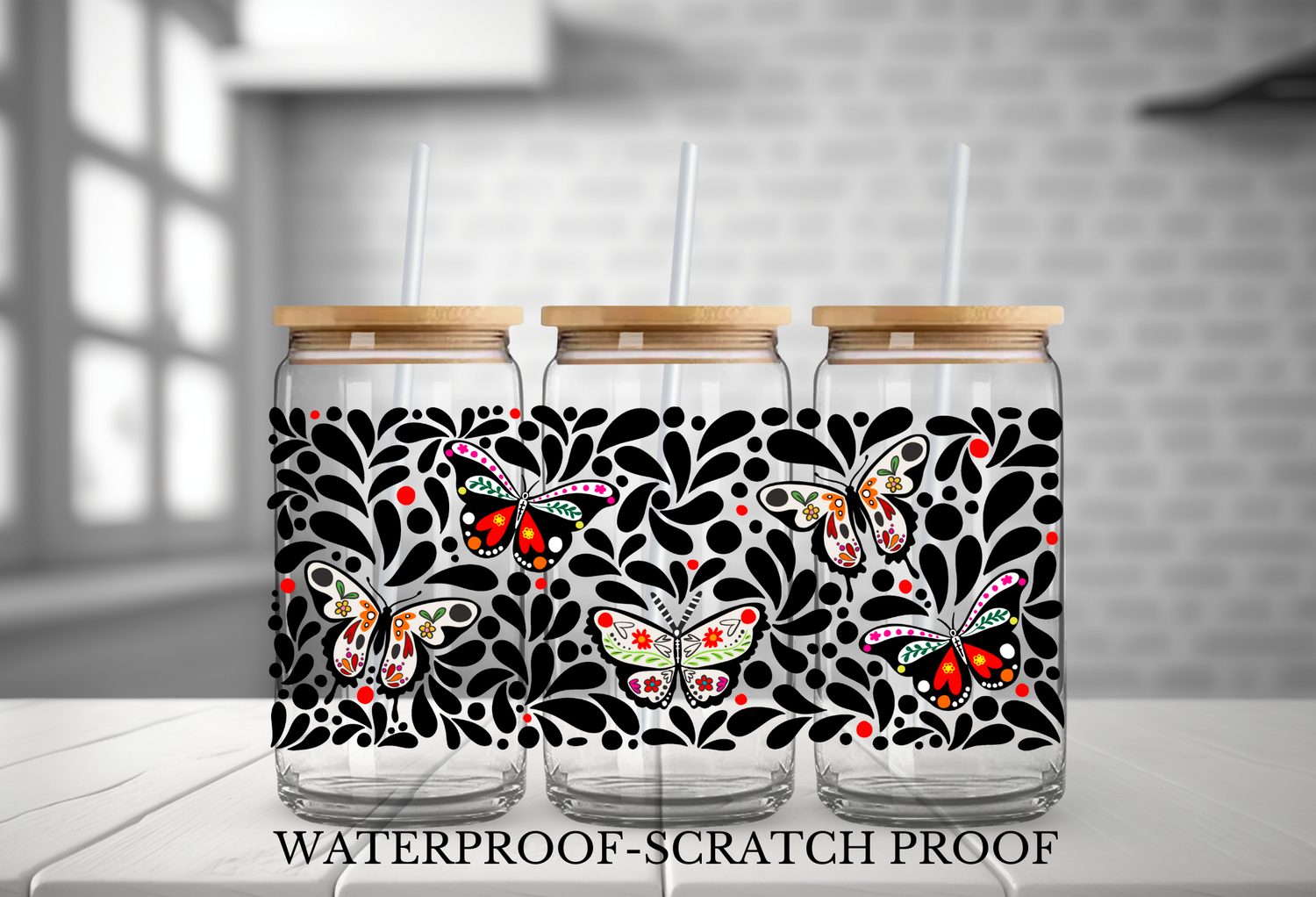 BLACK COLOR BUTTERFLY TALAVERA