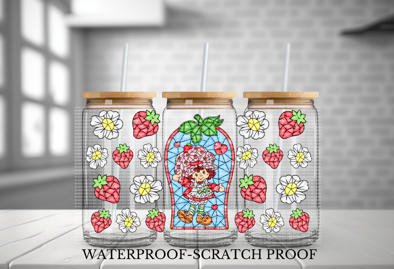 MIRROR GLASS STRAWBERRY