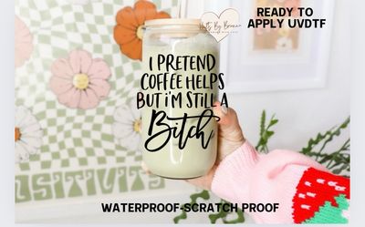 I PRETEND COFFEE DECAL