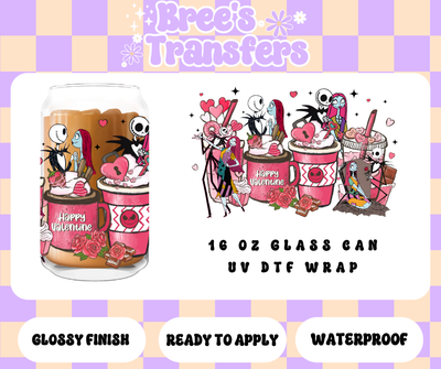 JACK AND SALLY PINK CUPS