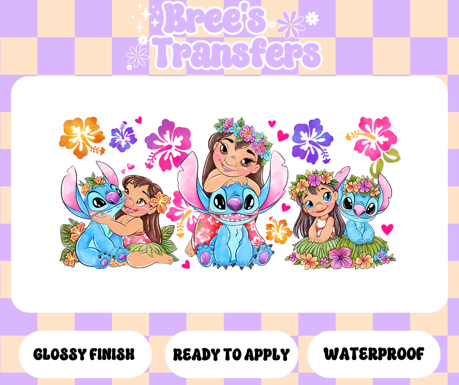 FLOWER LILO AND STITCH